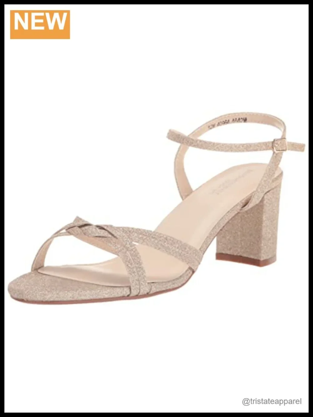 Touch Ups Women's Elle Platform Block Heel Ankle Strap Bridal Sandal